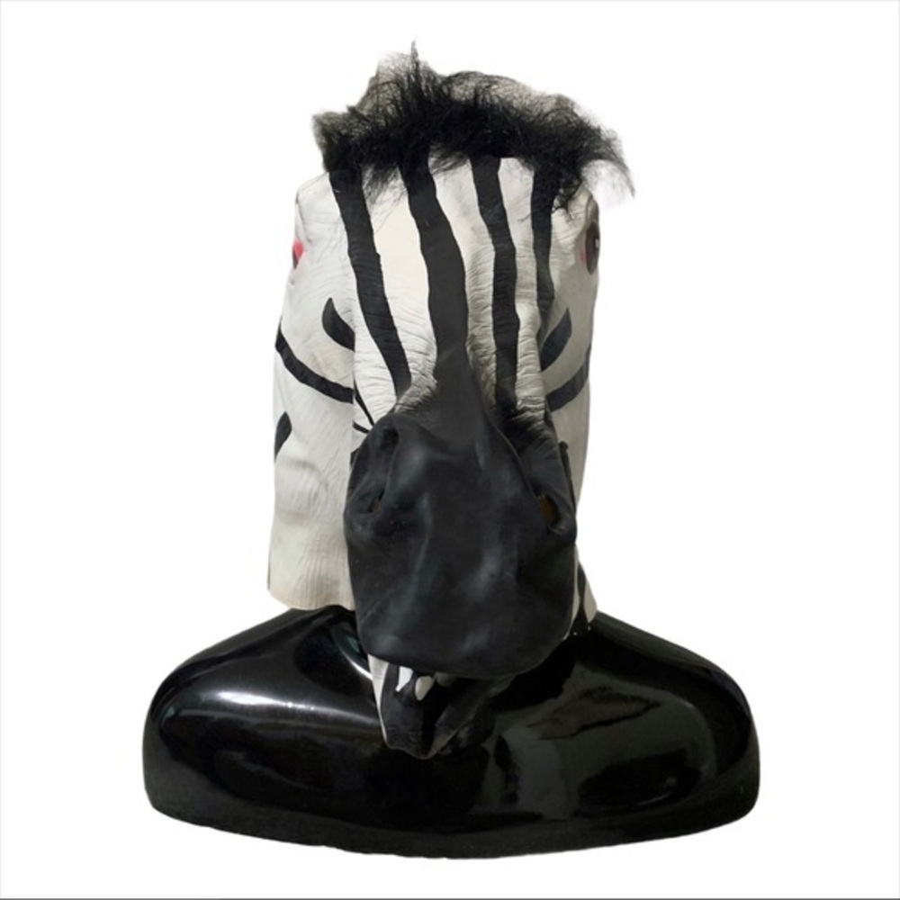 Zebra head Mask Halloween Costume - Picture 7 of 10